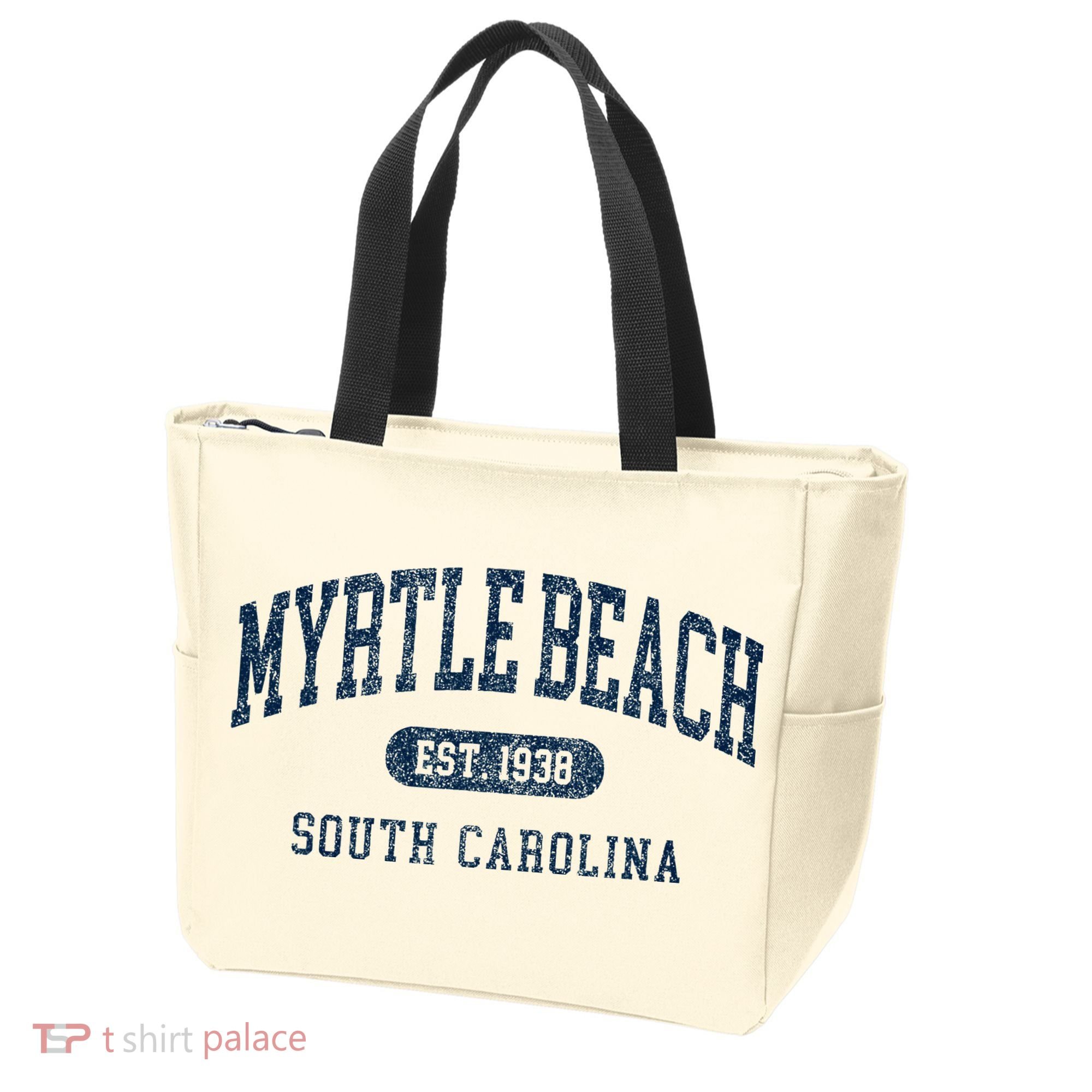 Myrtle Beach South Carolina Established Souvenir Tote Bag