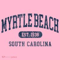 Myrtle Beach South Carolina Established Souvenir Coaster thumb 2