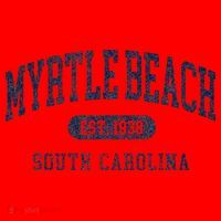 Myrtle Beach South Carolina Established Souvenir Santa Hat thumb 1