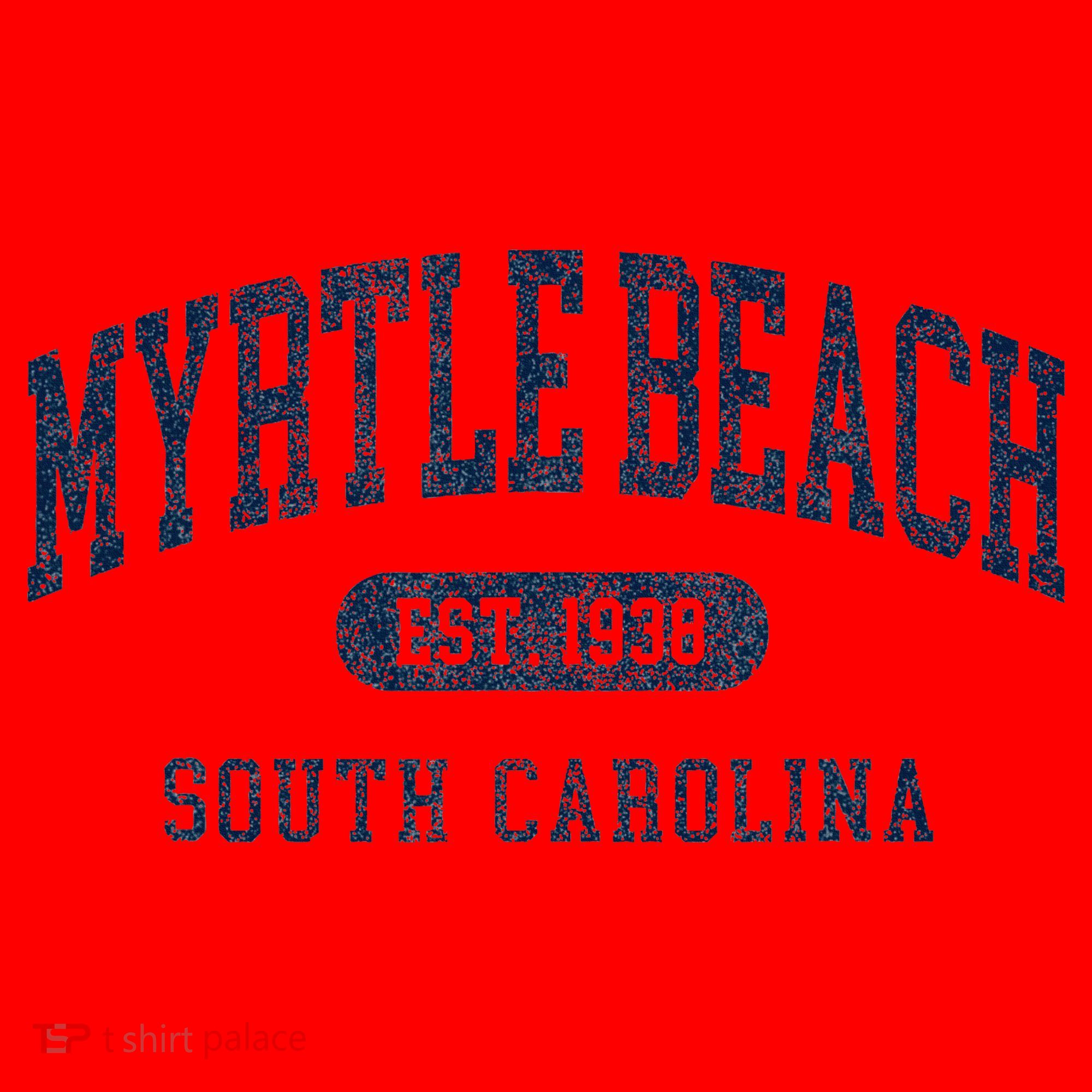 Myrtle Beach South Carolina Established Souvenir Santa Hat