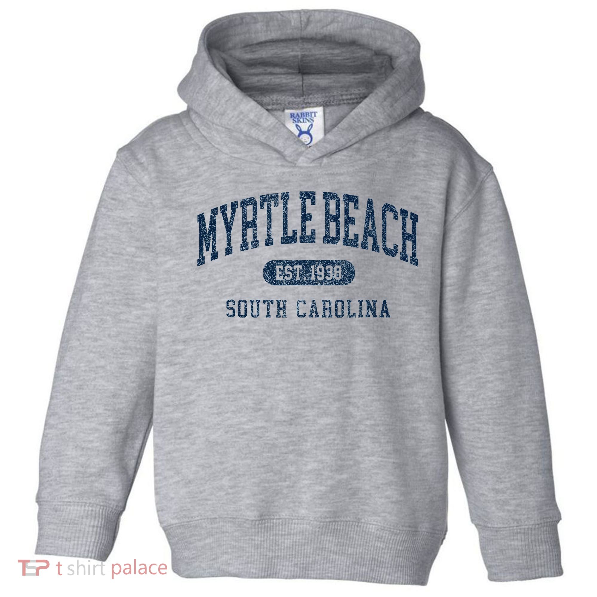 Myrtle Beach South Carolina Established Souvenir Toddler Hoodie