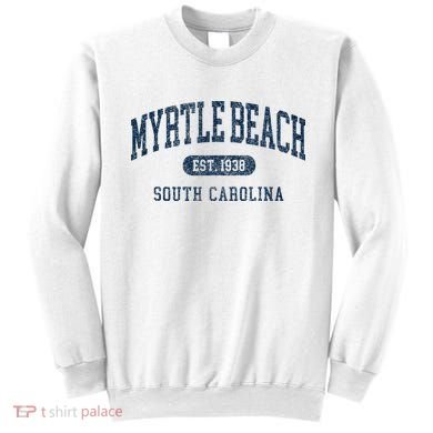 Myrtle Beach South Carolina Established Souvenir Sweatshirt