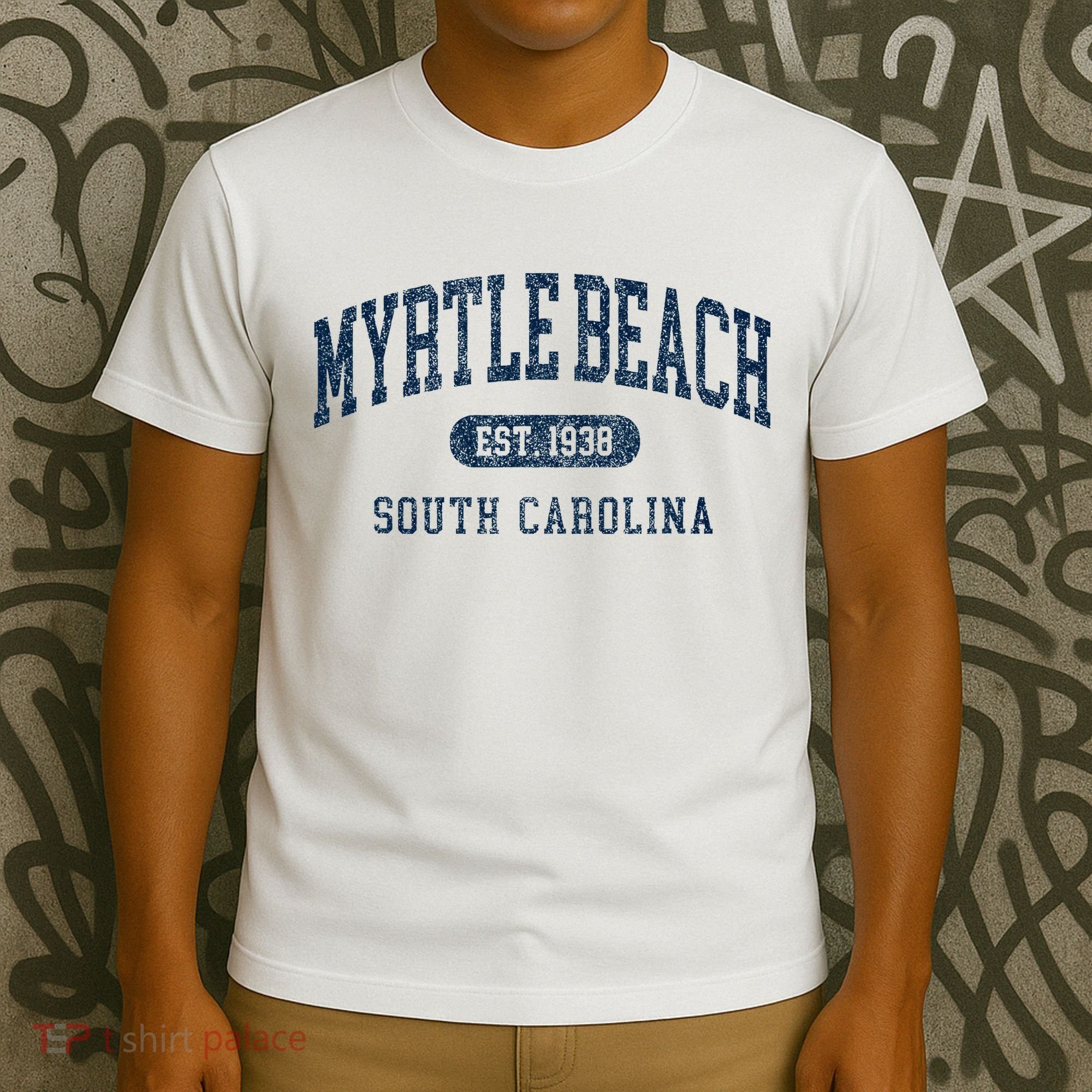 Myrtle Beach South Carolina Established Souvenir T-Shirt