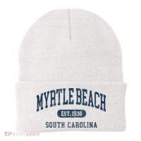 Myrtle Beach South Carolina Established Souvenir Beanie thumb 0