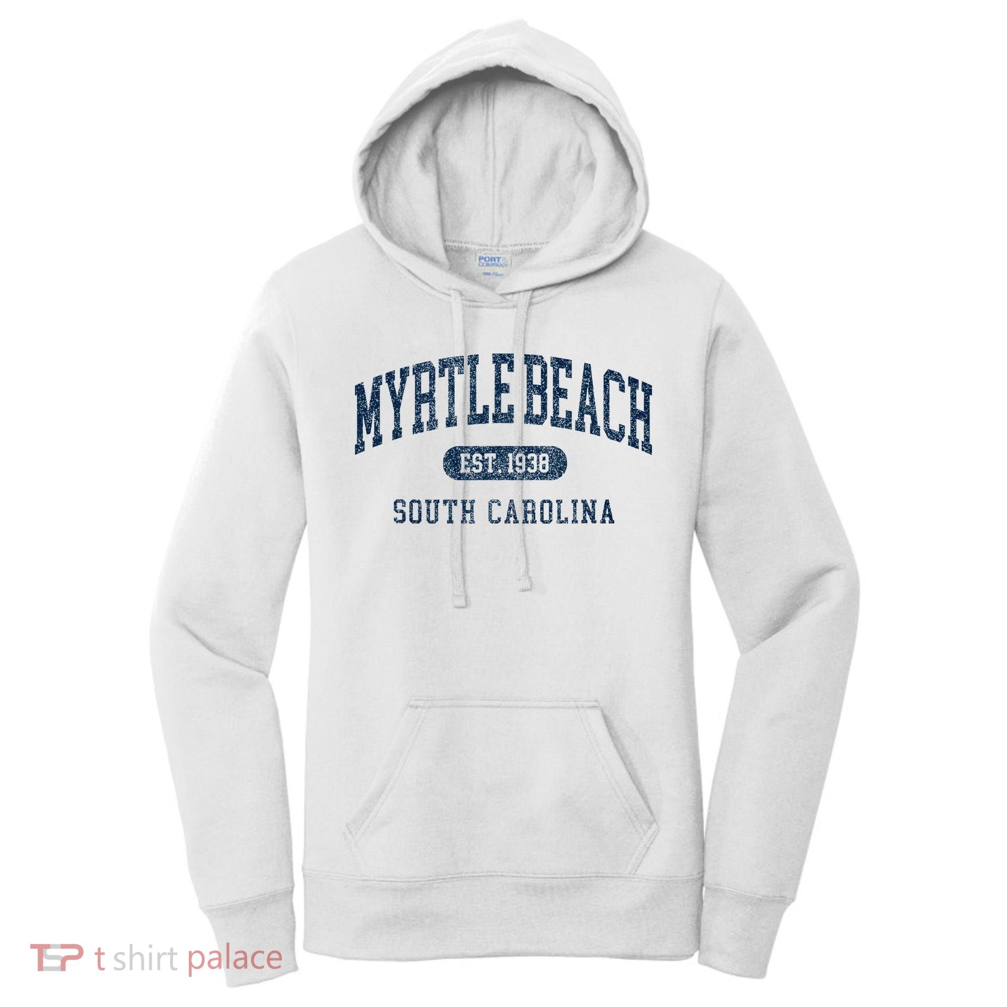 Myrtle Beach South Carolina Established Souvenir Women's Hoodie