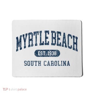Myrtle Beach South Carolina Established Souvenir Mousepad
