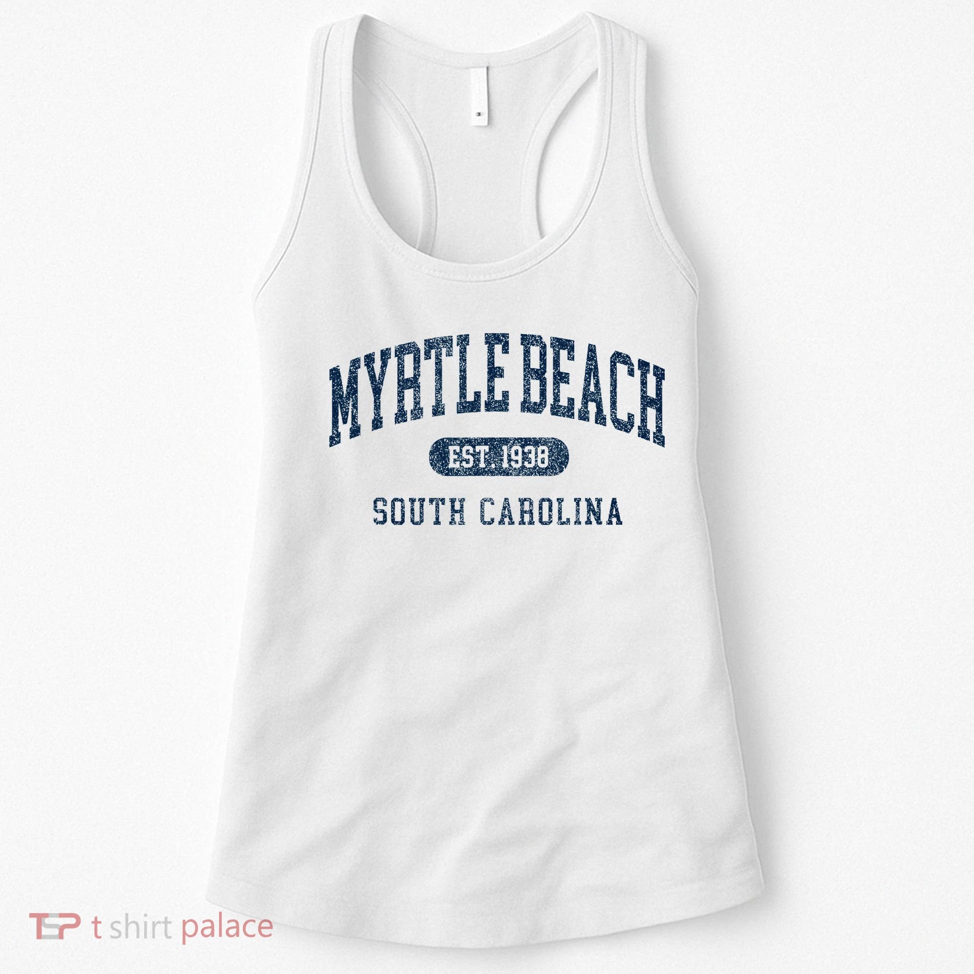 Myrtle Beach South Carolina Established Souvenir Women's Tank Top