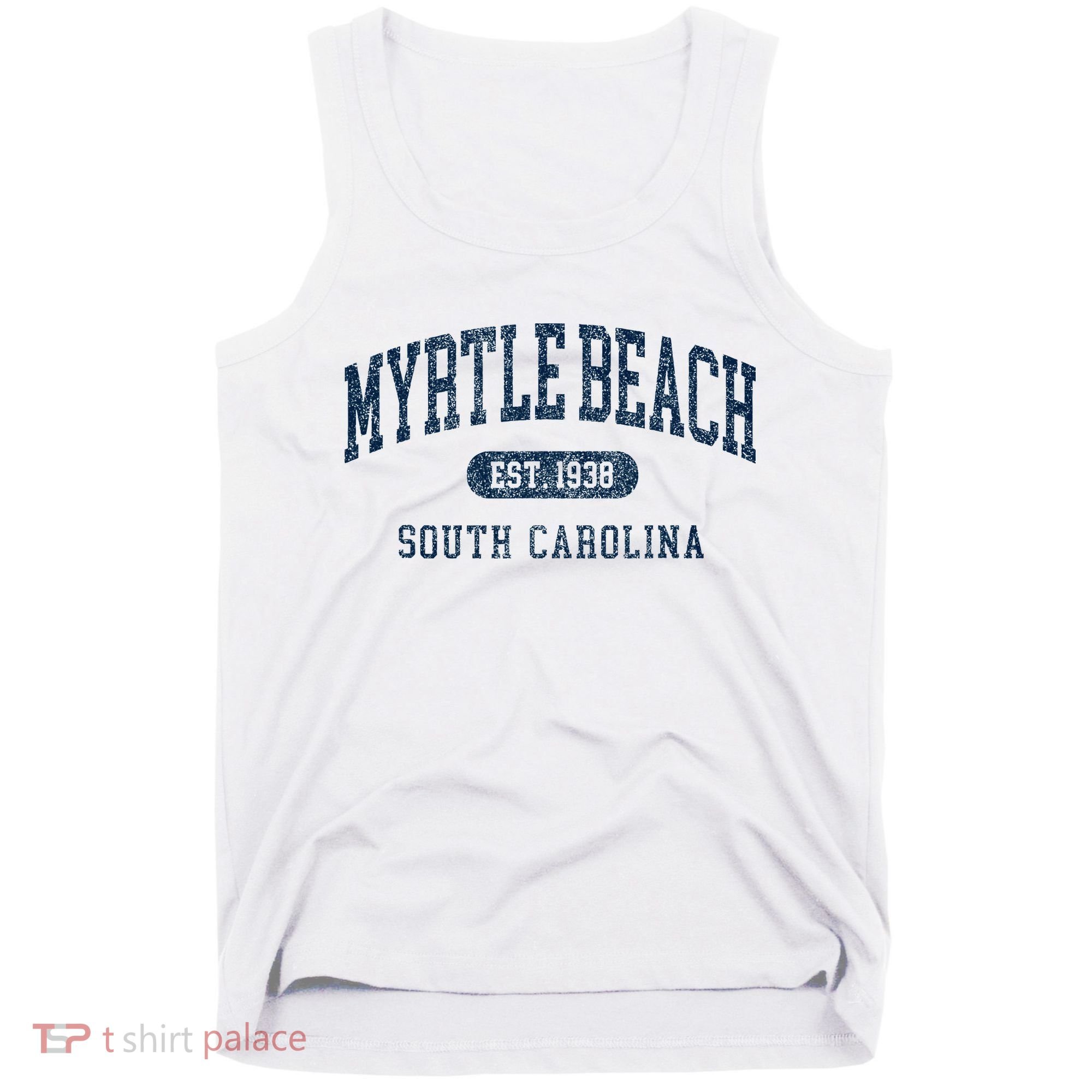 Myrtle Beach South Carolina Established Souvenir Tank Top