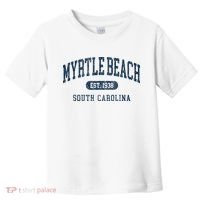 Myrtle Beach South Carolina Established Souvenir Toddler T-Shirt thumb 0