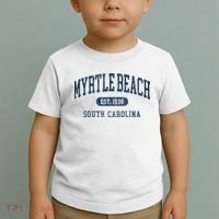 Myrtle Beach South Carolina Established Souvenir Toddler T-Shirt thumb 2