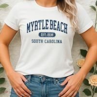 Myrtle Beach South Carolina Established Souvenir Women's T-Shirt thumb 2