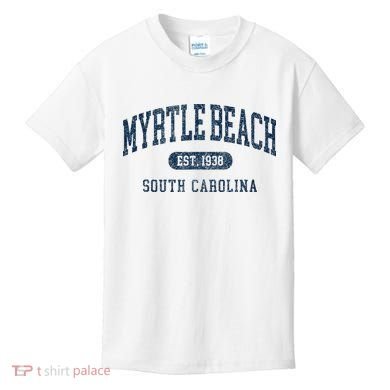 Myrtle Beach South Carolina Established Souvenir Kids T-Shirt