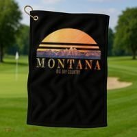 Montana Big Sky Country Golf Towel thumb 1