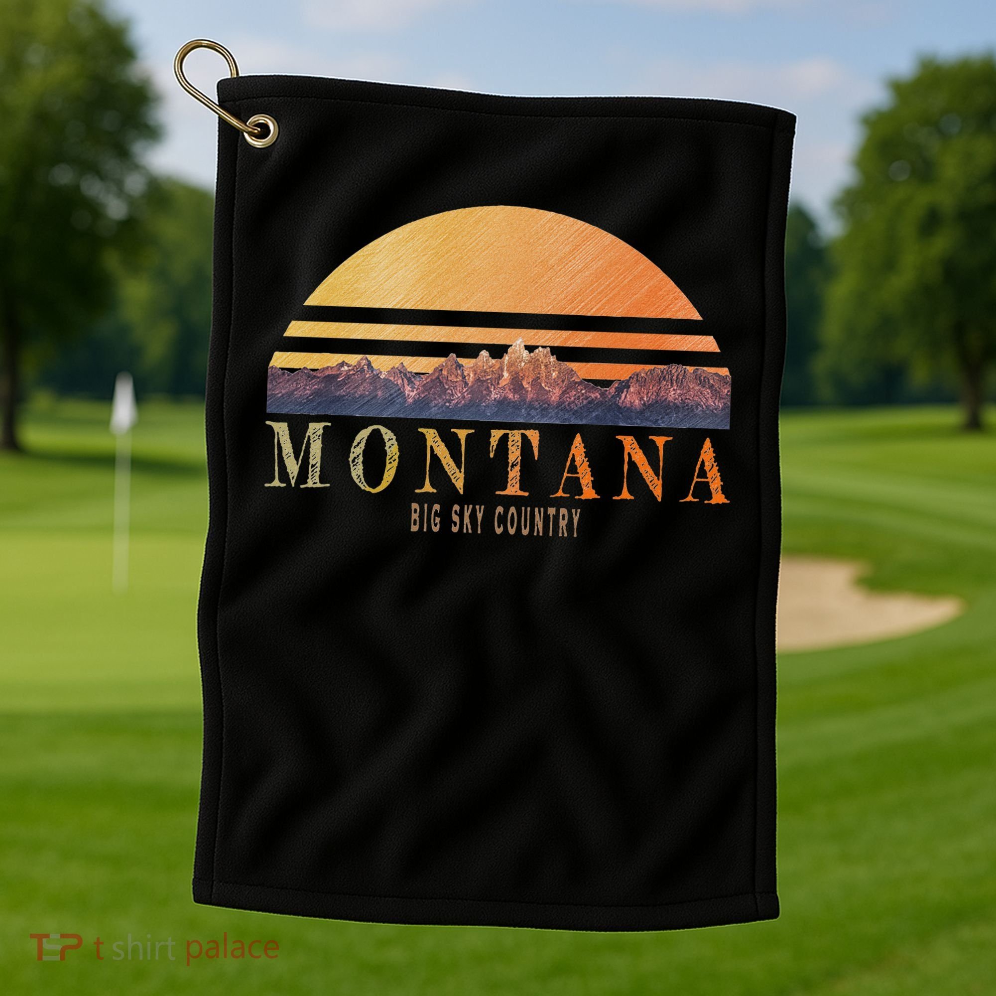 Montana Big Sky Country Golf Towel