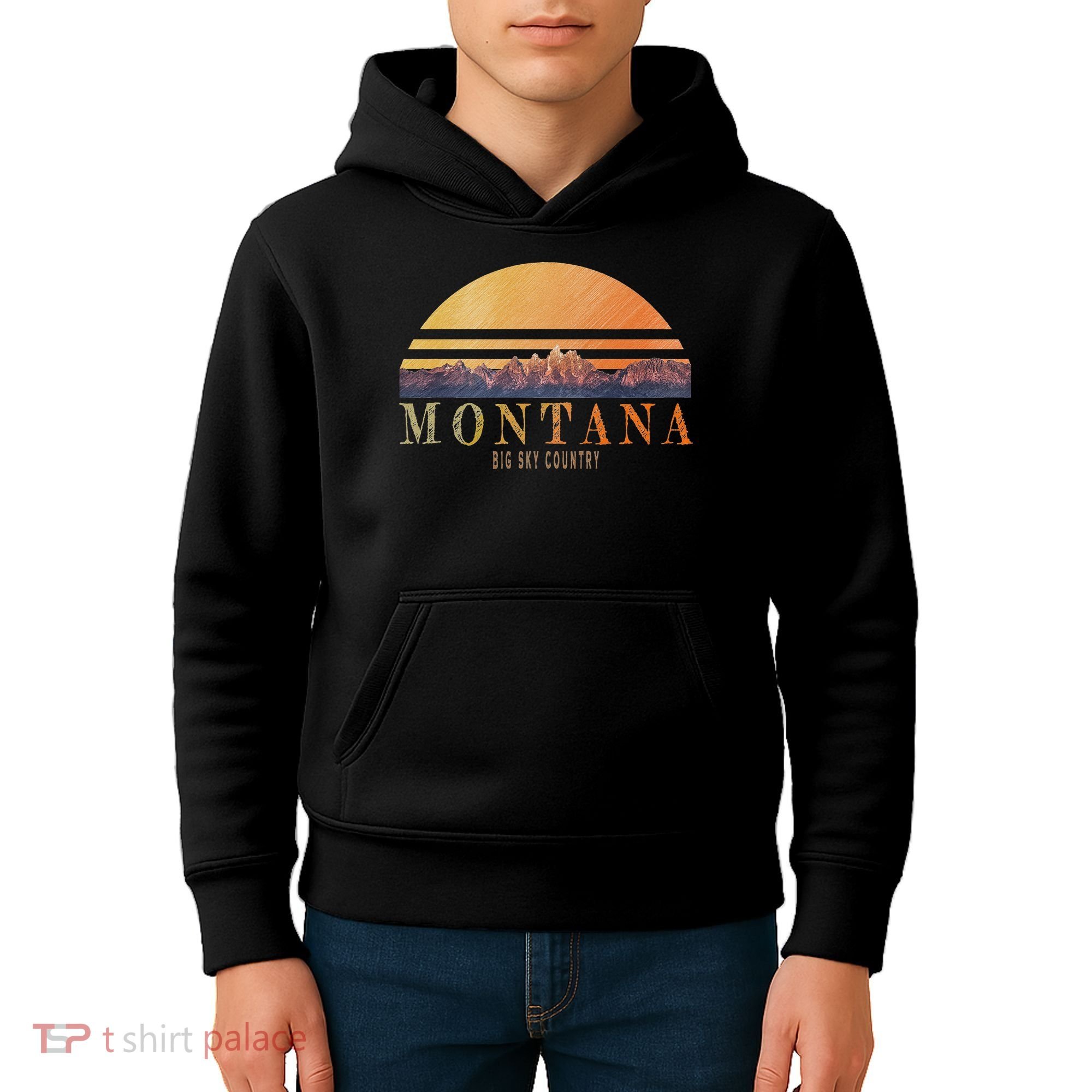 Montana Big Sky Country Kids Hoodie