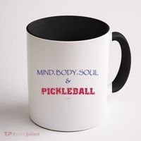 Mind Body Soul Pickleball Coffee Mug thumb 1