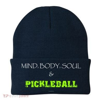 Mind Body Soul Pickleball Beanie