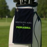 Mind Body Soul Pickleball Golf Towel thumb 2
