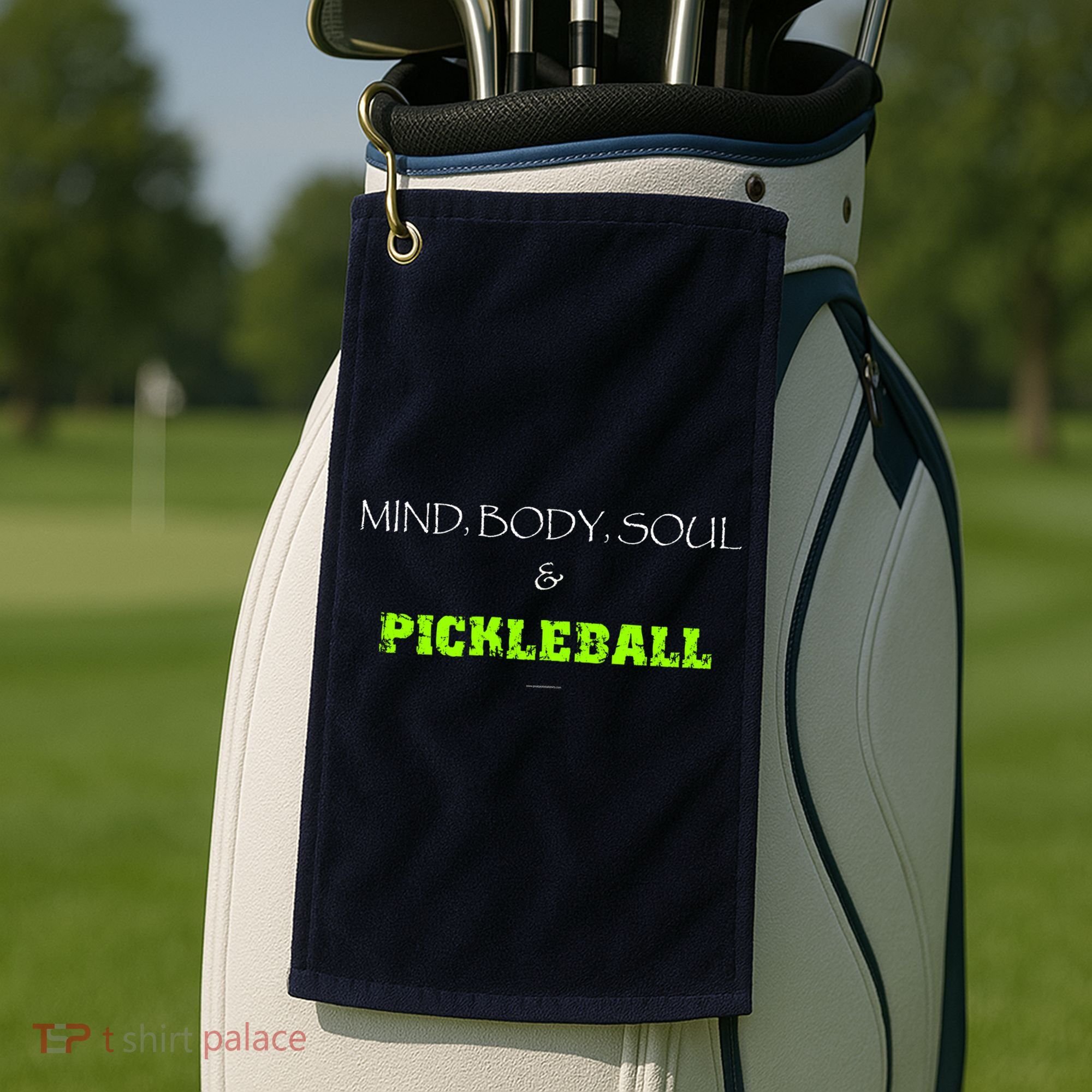 Mind Body Soul Pickleball Golf Towel