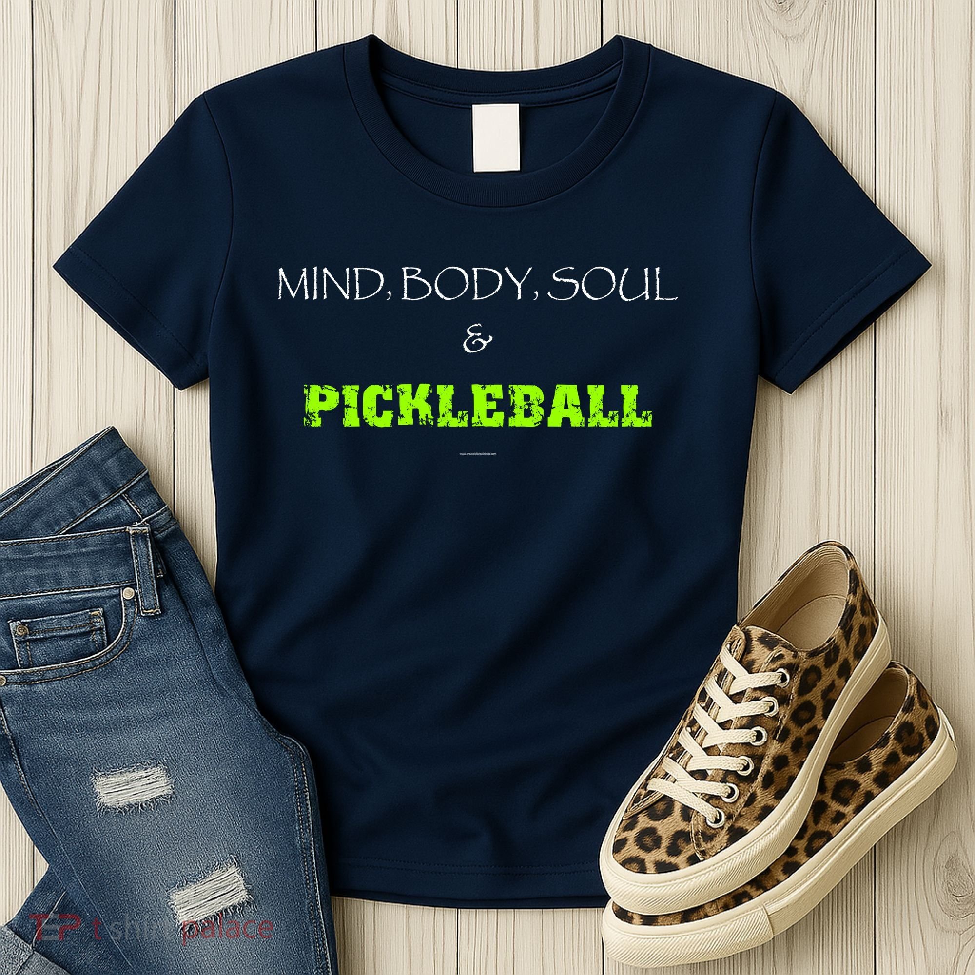 Mind Body Soul Pickleball Women's T-Shirt