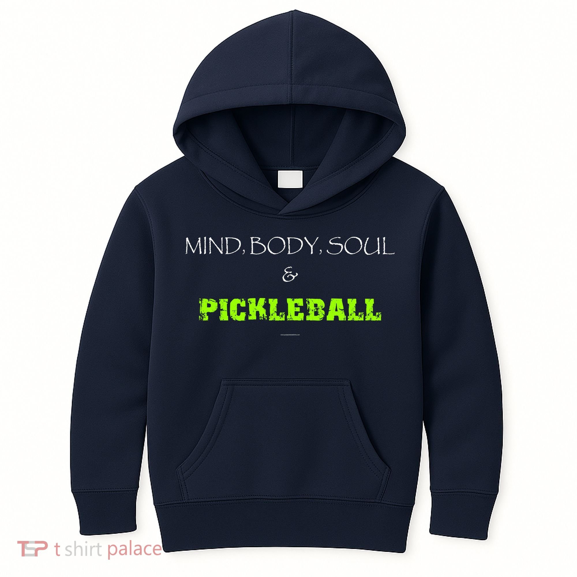 Mind Body Soul Pickleball Kids Hoodie