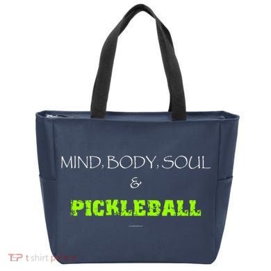 Mind Body Soul Pickleball Tote Bag