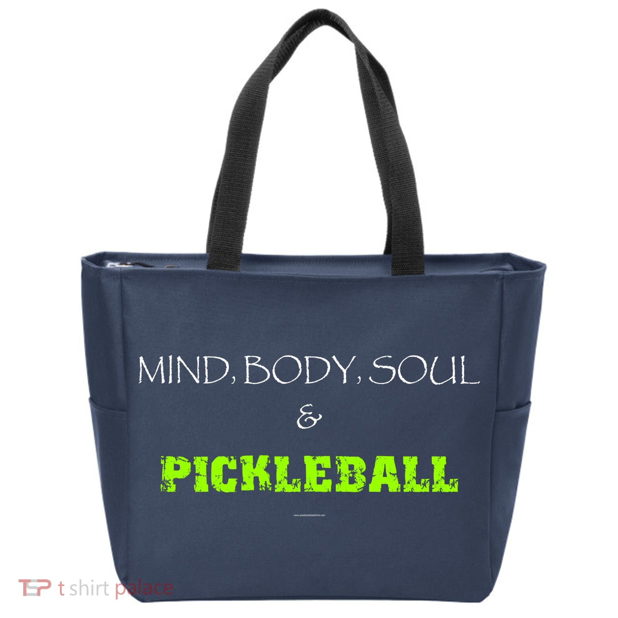 Mind Body Soul Pickleball Tote Bag