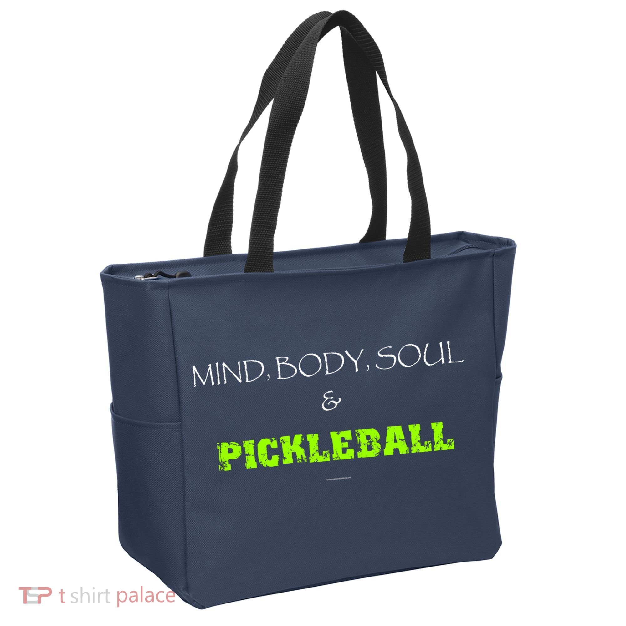 Mind Body Soul Pickleball Tote Bag