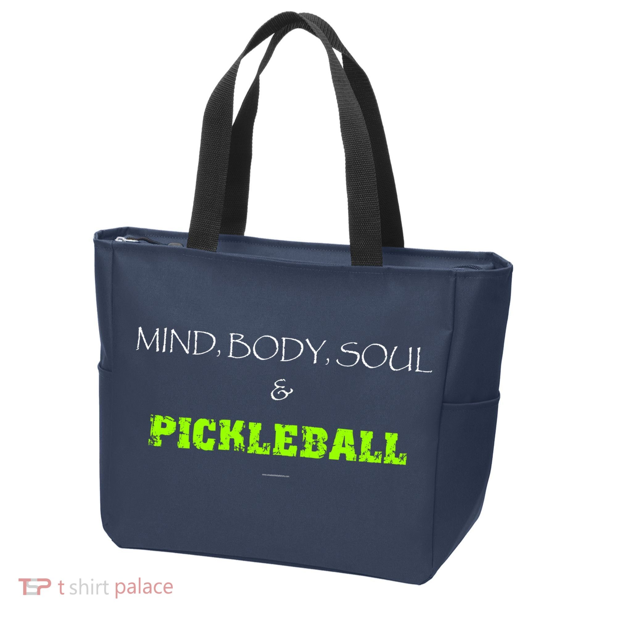 Mind Body Soul Pickleball Tote Bag