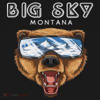 Montana Big Sky Usa Grizzly Ski Women's Hoodie thumb 2