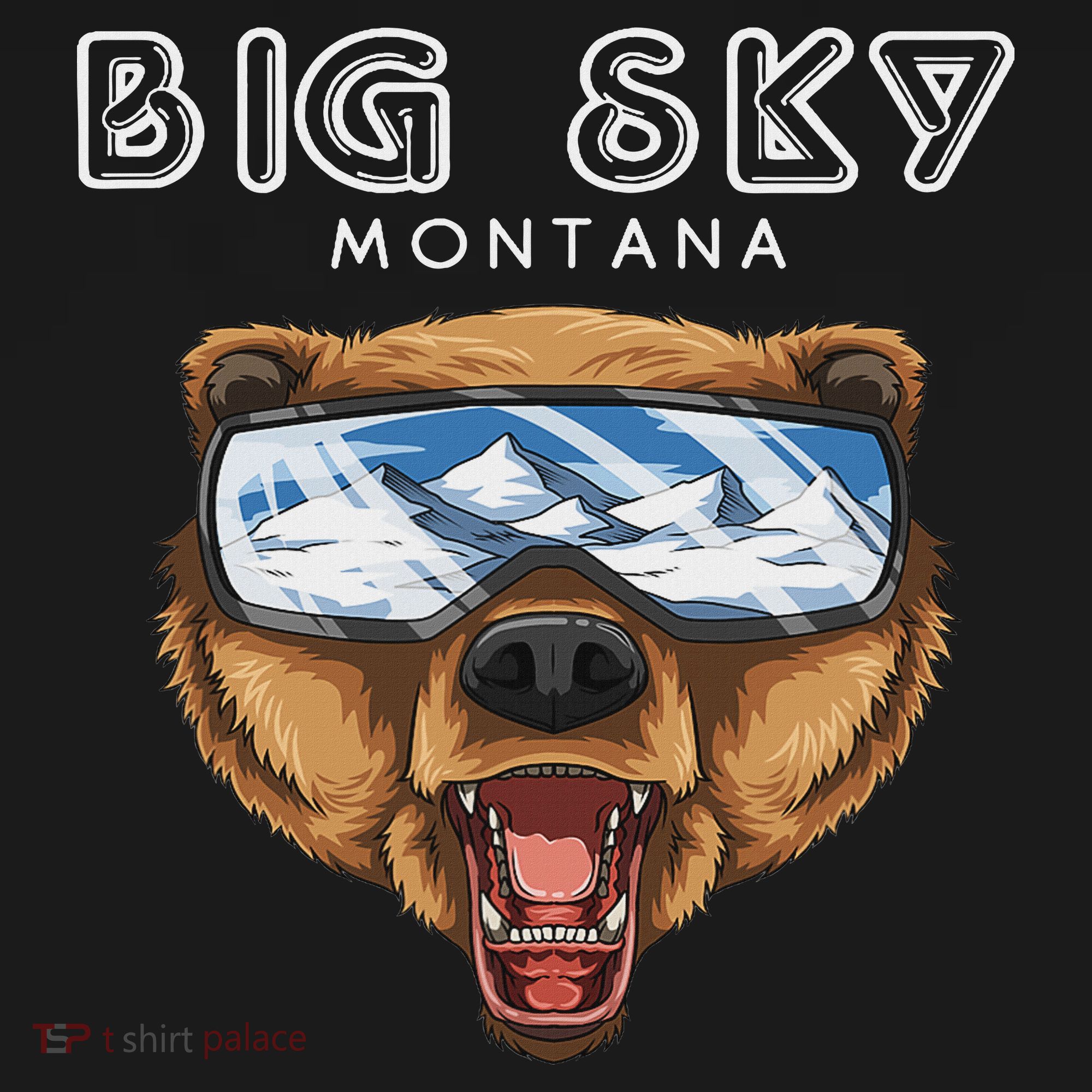Montana Big Sky Usa Grizzly Ski Women's Hoodie
