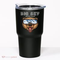 Montana Big Sky Usa Grizzly Ski Tumbler thumb 0