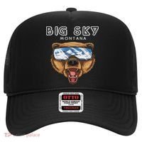 Montana Big Sky Usa Grizzly Ski Hat thumb 0