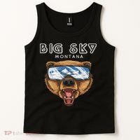 Montana Big Sky Usa Grizzly Ski Tank Top thumb 2