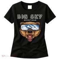 Montana Big Sky Usa Grizzly Ski Women's T-Shirt thumb 0