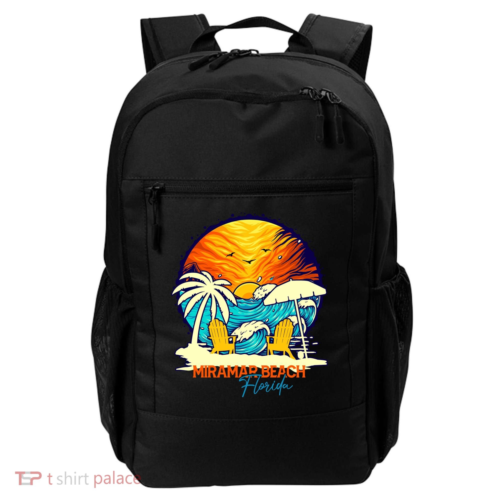 Miramar Beach Sunset Florida Vacation Couples Family Group Great Gift Backpack
