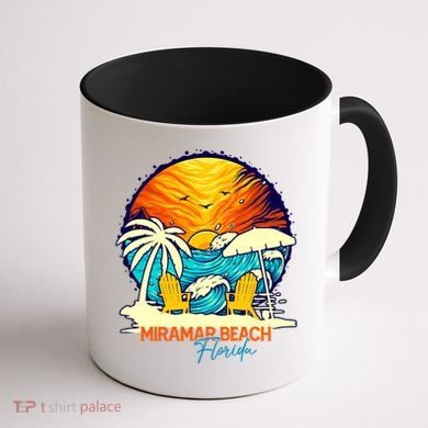 Miramar Beach Sunset Florida Vacation Couples Family Group Great Gift Coffee Mug back