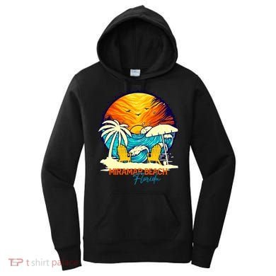 Miramar Beach Sunset Florida Vacation Couples Family Group Great Gift Women's Hoodie