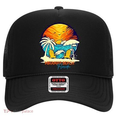 Miramar Beach Sunset Florida Vacation Couples Family Group Great Gift Hat
