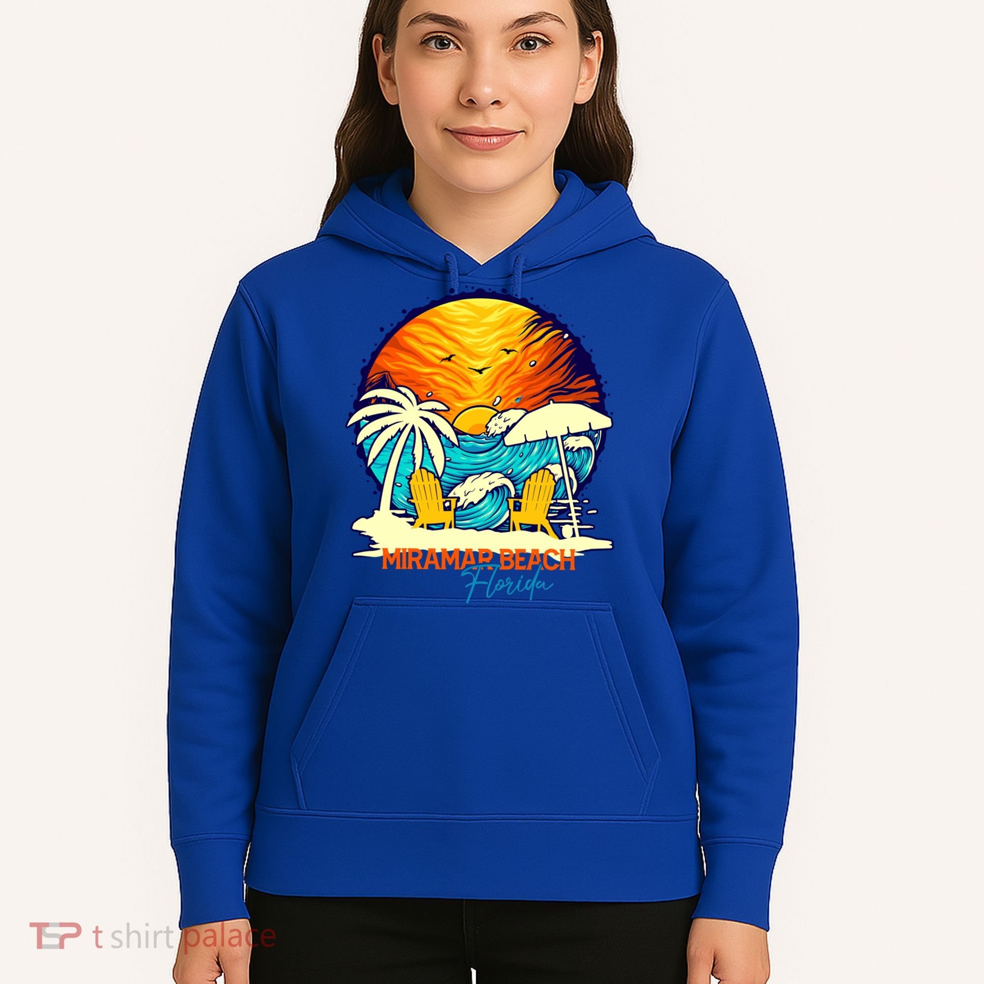 Miramar Beach Sunset Florida Vacation Couples Family Group Great Gift Hoodie