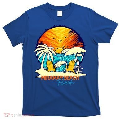 Miramar Beach Sunset Florida Vacation Couples Family Group Great Gift T-Shirt