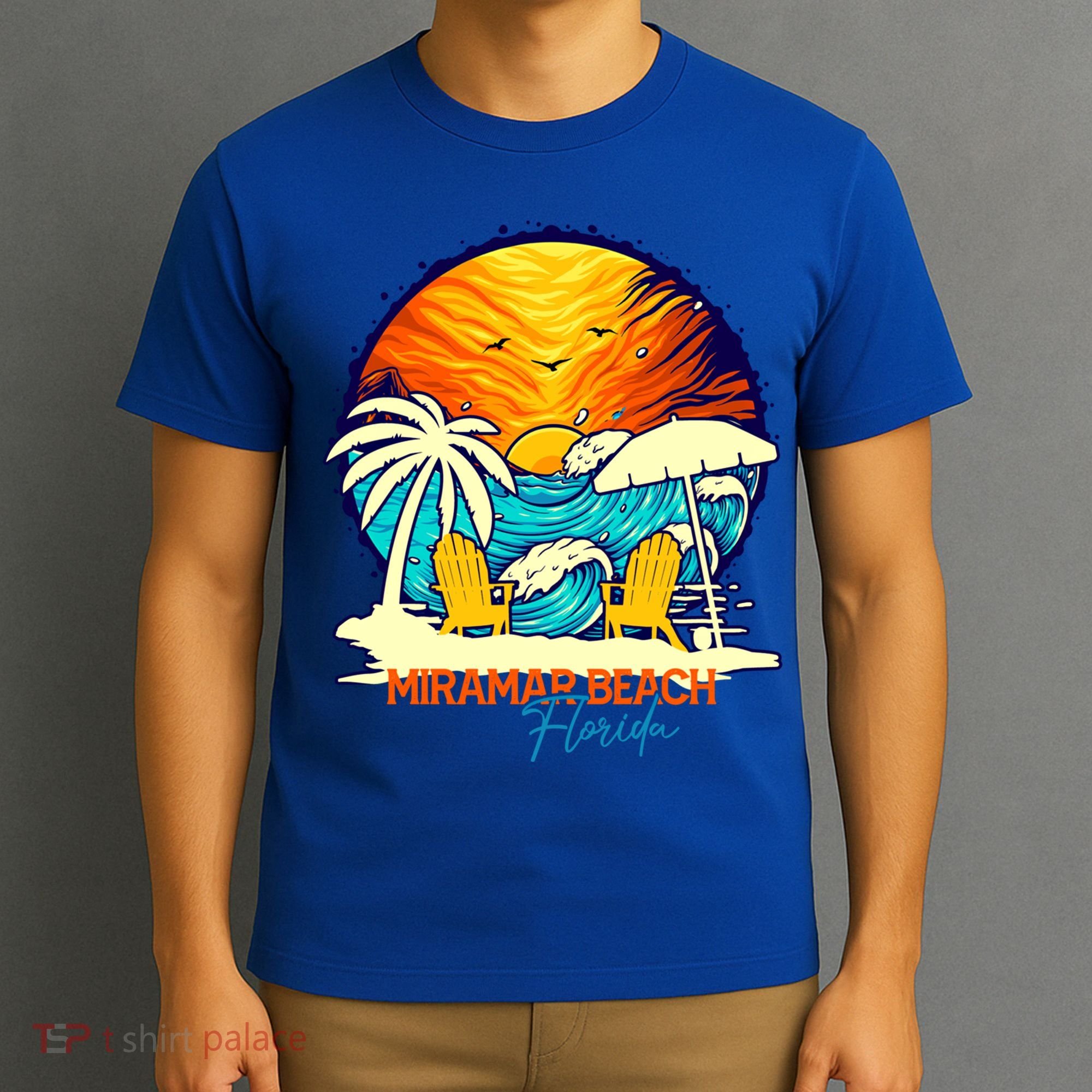 Miramar Beach Sunset Florida Vacation Couples Family Group Great Gift T-Shirt