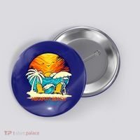 Miramar Beach Sunset Florida Vacation Couples Family Group Great Gift Button thumb 0