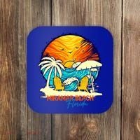 Miramar Beach Sunset Florida Vacation Couples Family Group Great Gift Coaster thumb 0