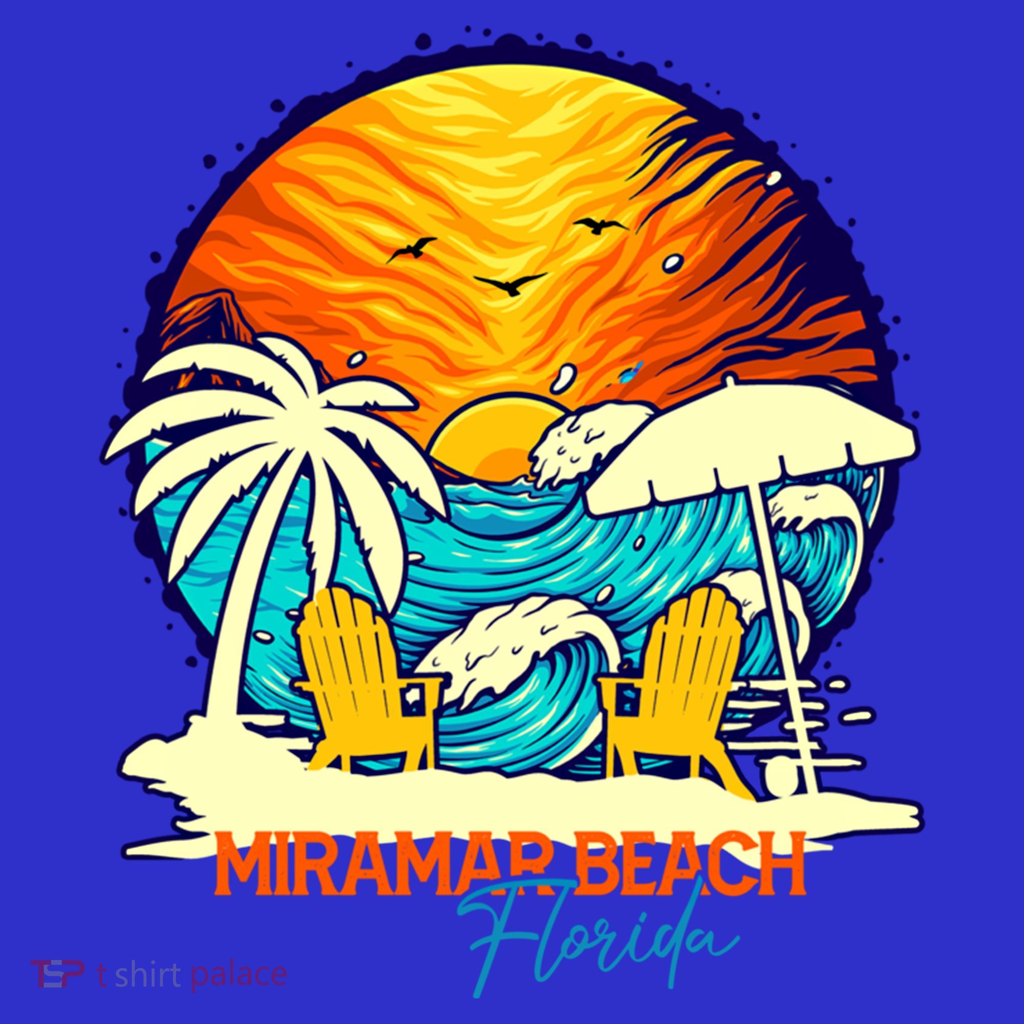 Miramar Beach Sunset Florida Vacation Couples Family Group Great Gift Women's Tank Top