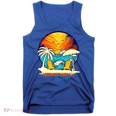 Miramar Beach Sunset Florida Vacation Couples Family Group Great Gift Tank Top