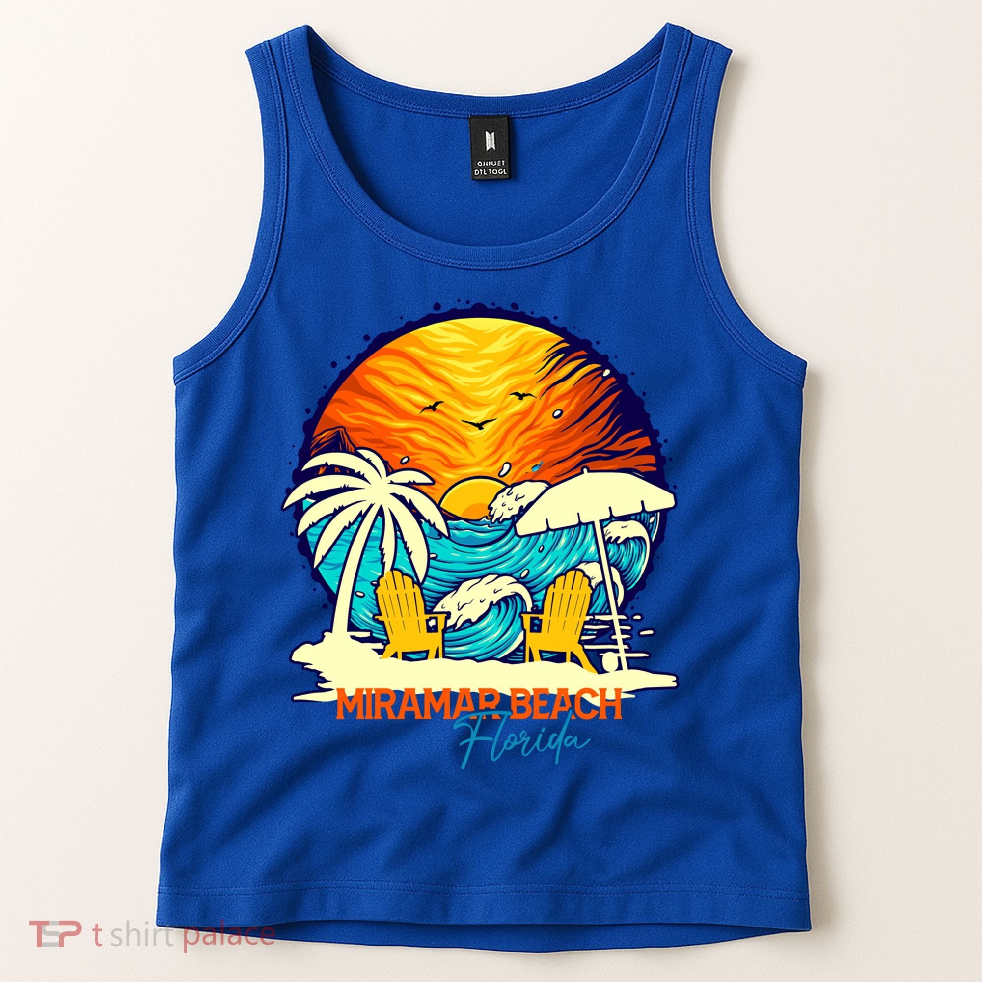 Miramar Beach Sunset Florida Vacation Couples Family Group Great Gift Tank Top