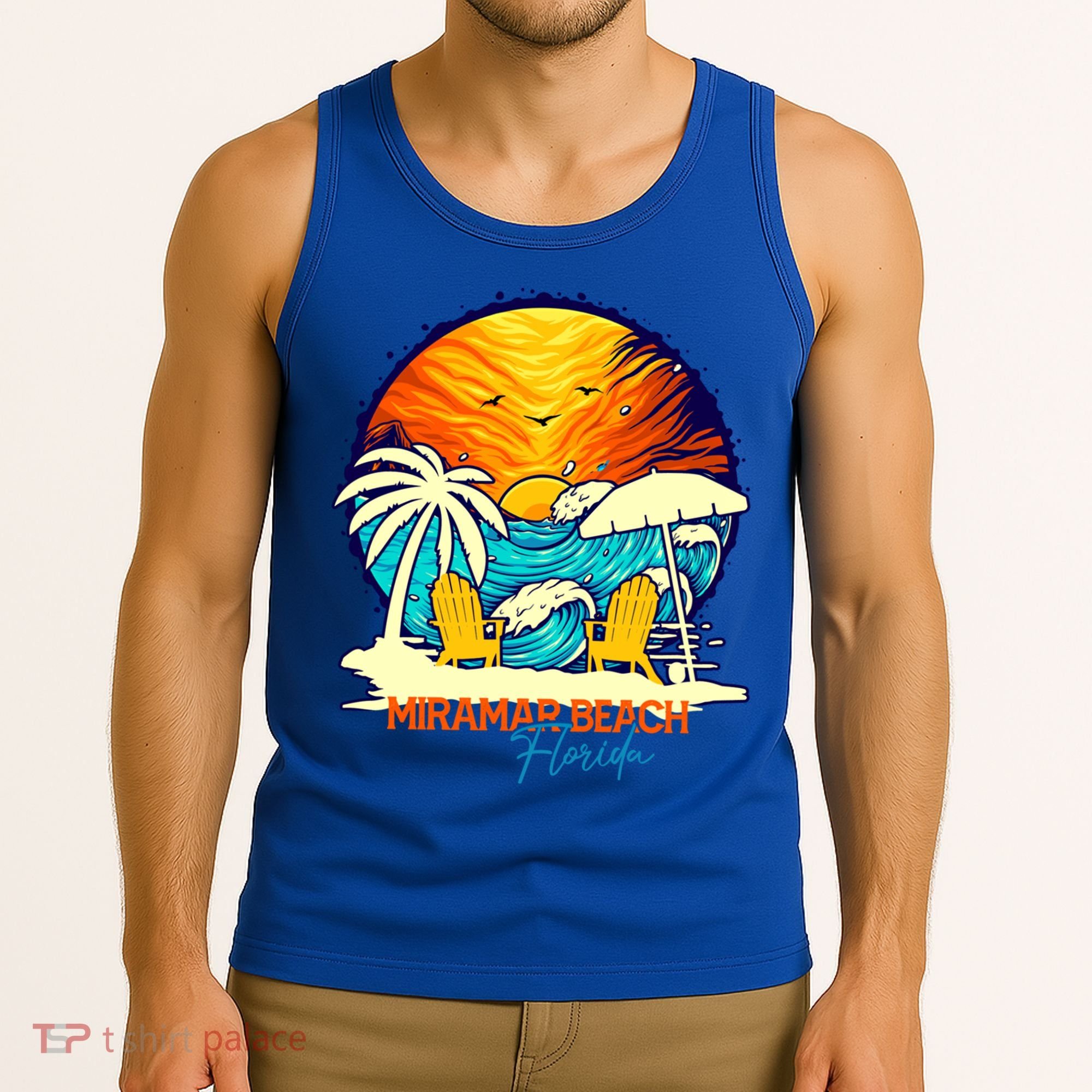 Miramar Beach Sunset Florida Vacation Couples Family Group Great Gift Tank Top