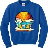 Miramar Beach Sunset Florida Vacation Couples Family Group Great Gift Kids Sweatshirt thumb 0