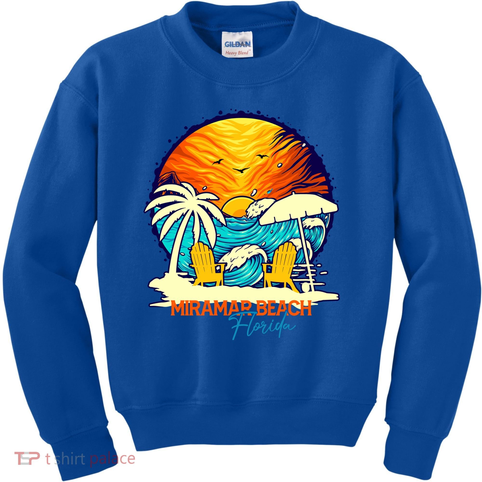 Miramar Beach Sunset Florida Vacation Couples Family Group Great Gift Kids Sweatshirt